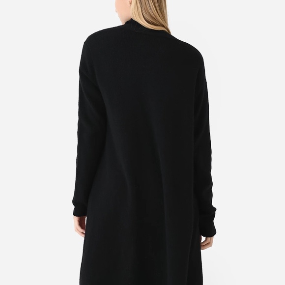 Organic John Patrick Women Cashmere Sadie Open Cardigan Black Small NWOT - Picture 2 of 8